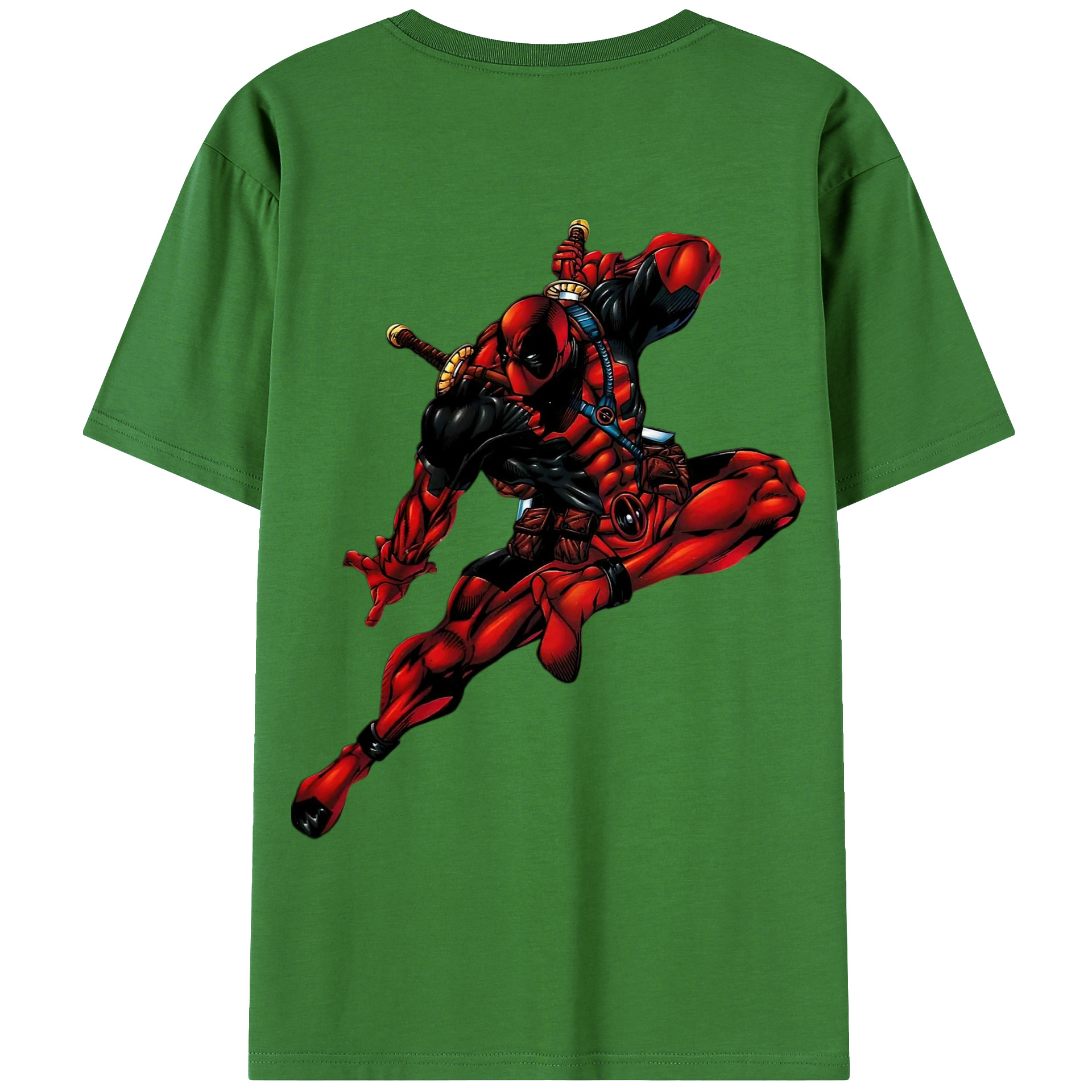 （画像用） Deadpool デッドプール レディース半袖Tシャツ(バックプリント)